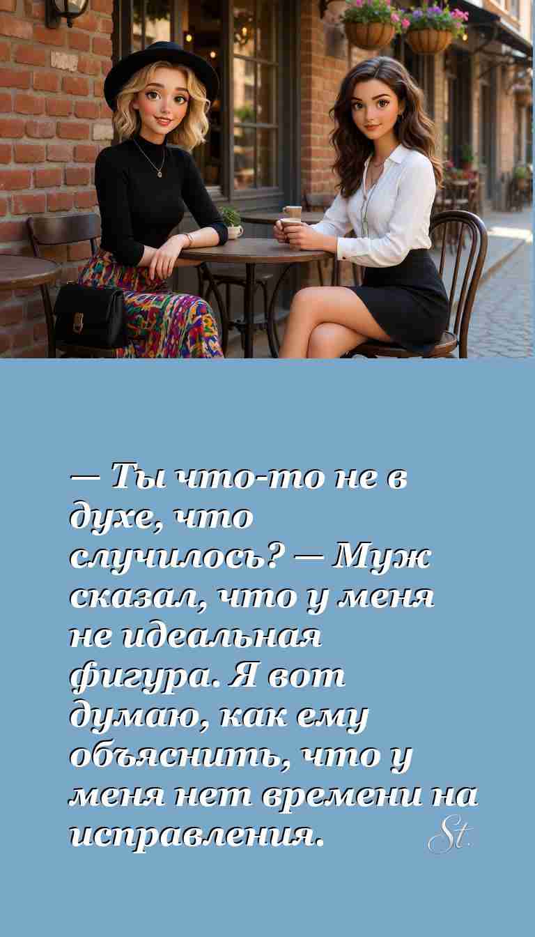 Как объяснить мужу отсутствующее время на фигуру
