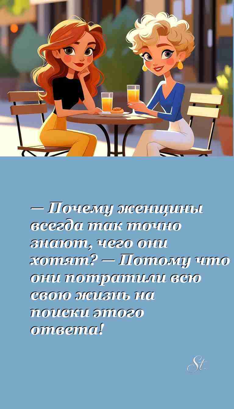 Почему женщины знают чего хотят анекдоты про отношения
