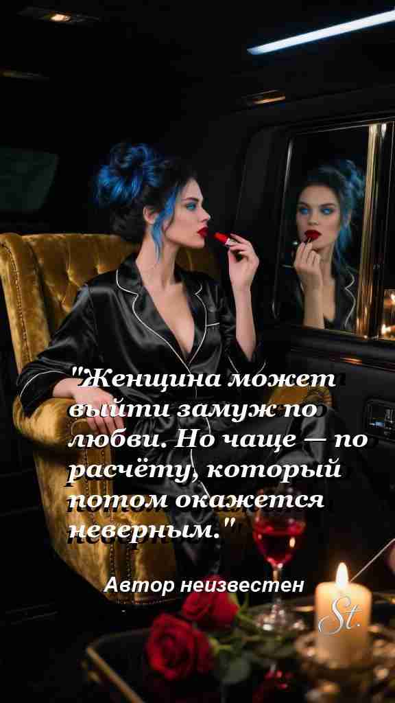 Сила женской мудрости в выборе любви и расчёта