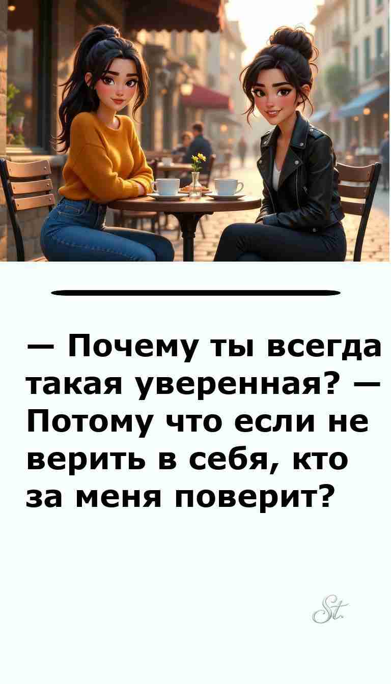 Уверенность в себе это лучший юмор про женщин