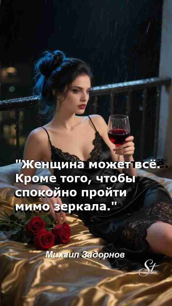 Сила женщины в её отражении в зеркале