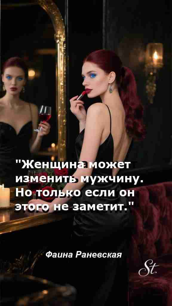 Женская мудрость о любви и изменении мужчин