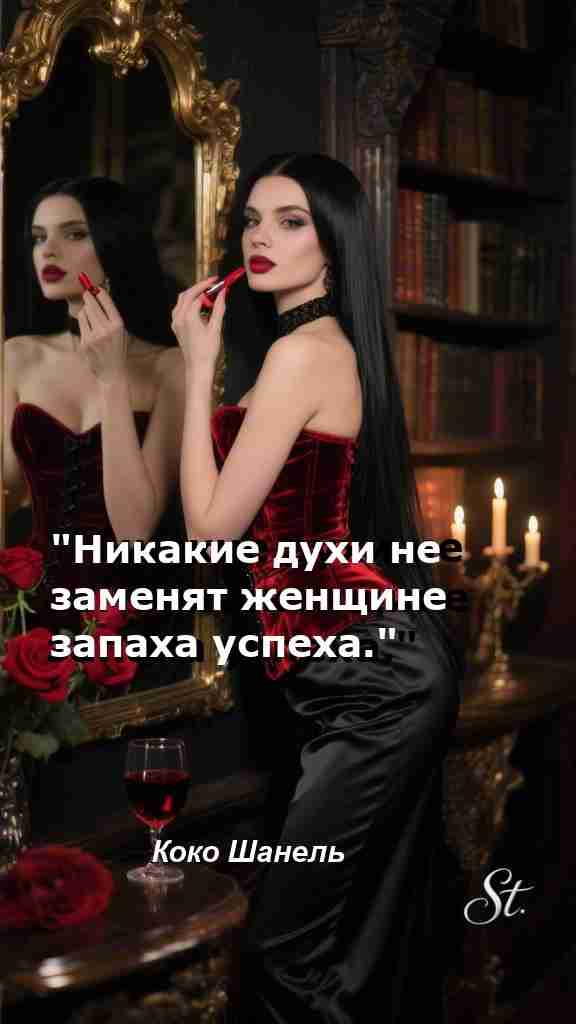 Запах успеха — мудрые цитаты для уверенных женщин