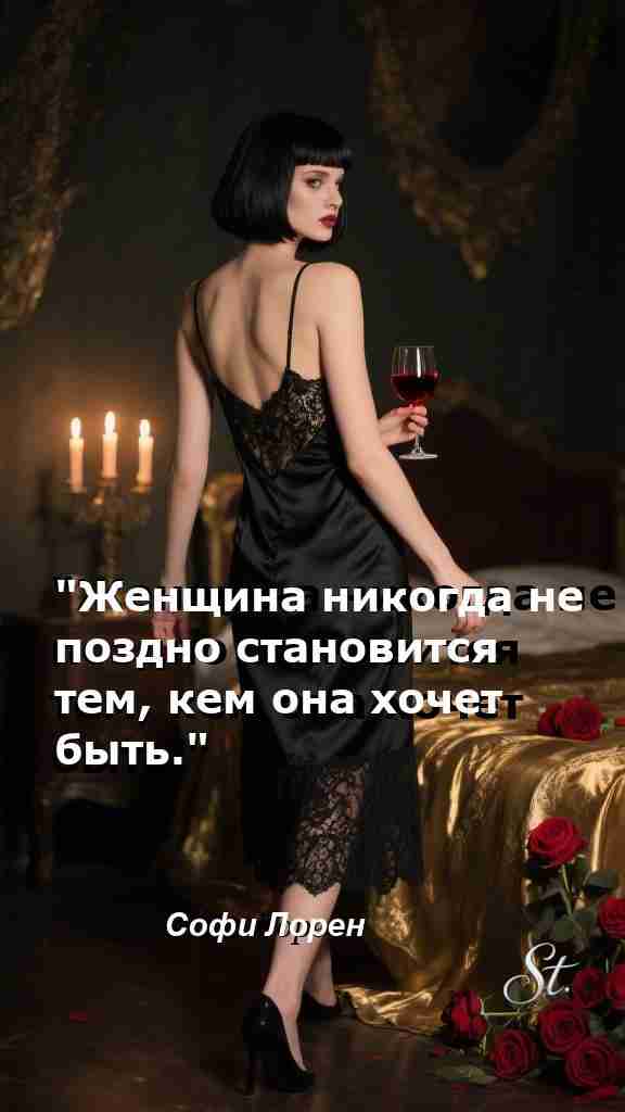 Сила женщины в мечтах и вдохновении