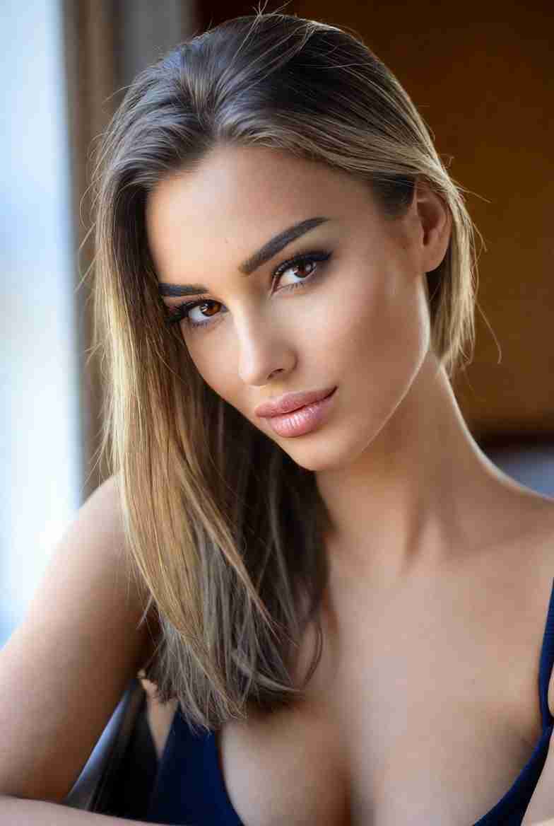 Женская красота и уверенность в одном портрете