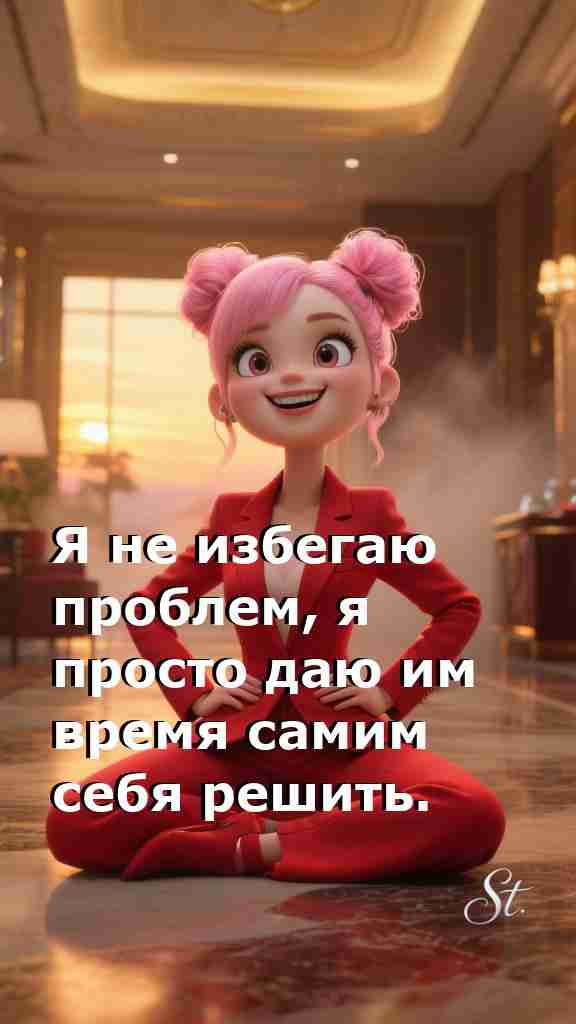 Женская мудрость: дайте проблемам решить себя