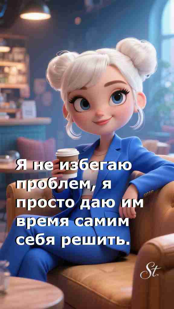 Дайте проблемам время решить себя с мудростью женщины