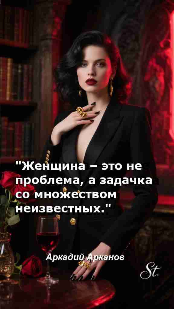 Задачка с множеством неизвестных для женщин