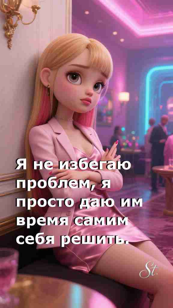 Дай проблемам время и наслаждайся жизнью