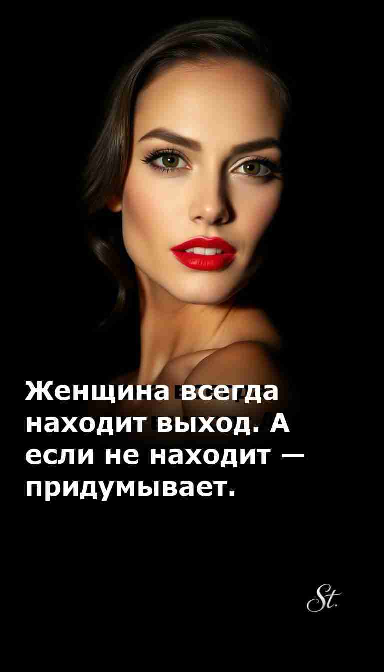 Женский юмор: выход всегда найдется или выдумывается