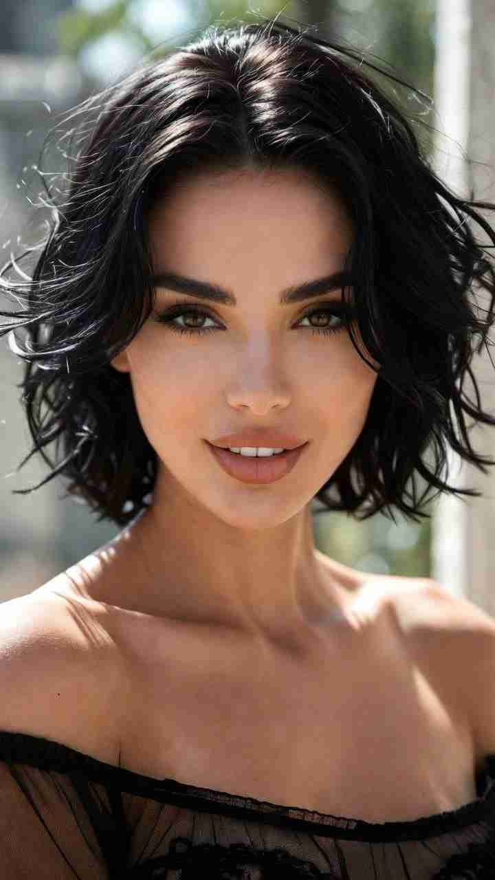 Естественная красота стильной женщины в портрете