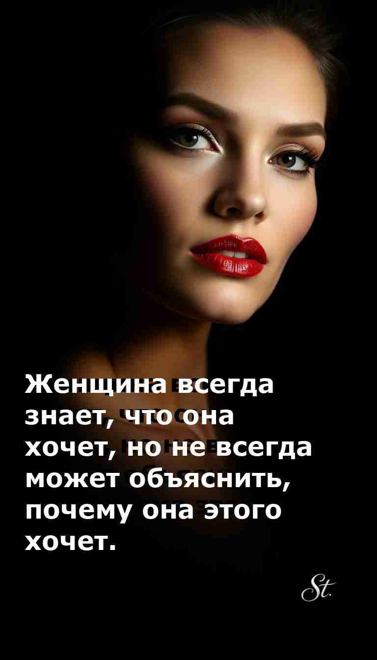 Женщина знает все но смех прикрывает истину