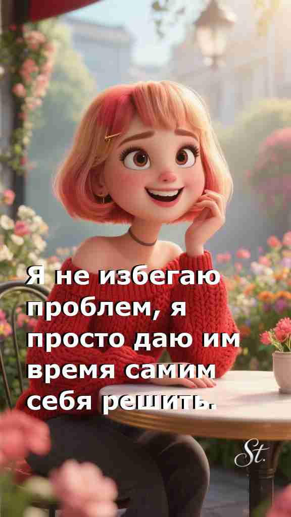 Женская мудрость: дайте проблемам время на решение