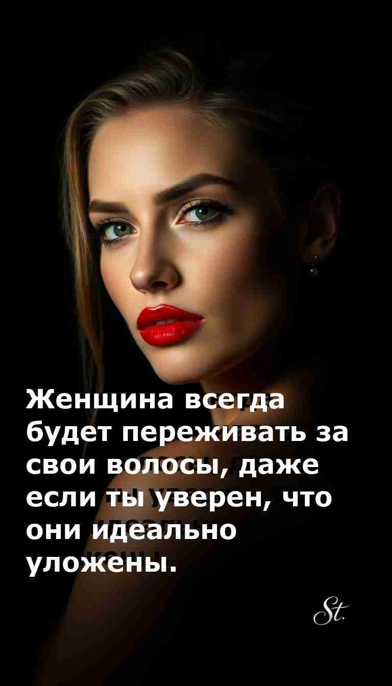 Женский юмор с улыбкой о волосах и жизни