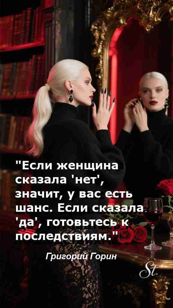 Шанс или последствия мудрые цитаты для женщин