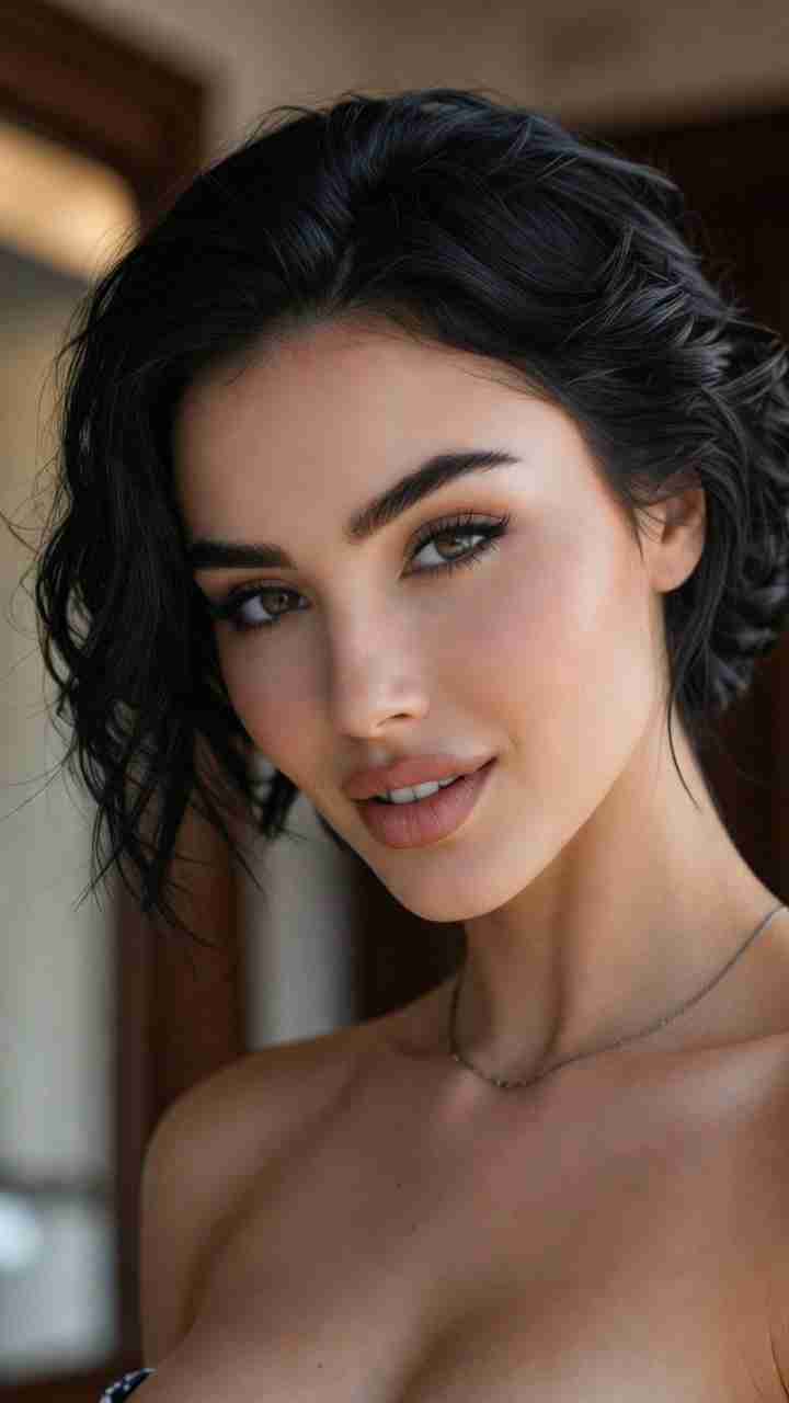 Красивая женщина и её естественная красота