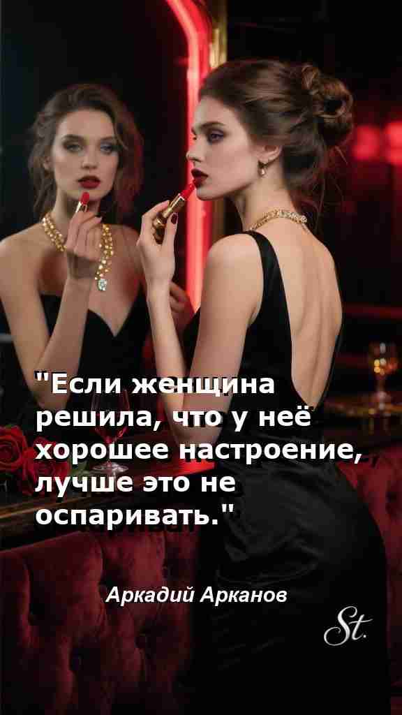 Женская мудрость: настроение важнее всего