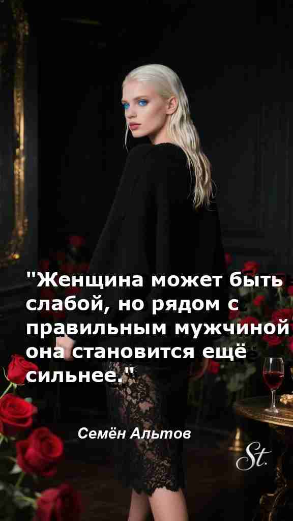 Сила женщины рядом с любимым мужчиной