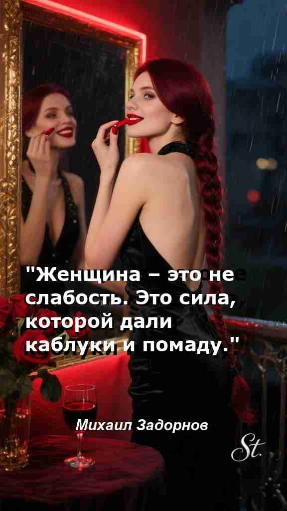 Сила женщины в ее уверенности и красоте