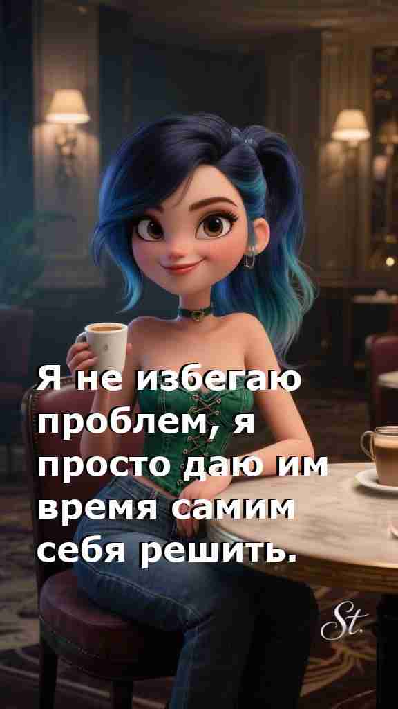 Позволь проблемам найти решение самой собой